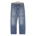 GUESS Mens Blue Regular Fit Denim Jeans W31 L31 Classic Cotton Blend Zip