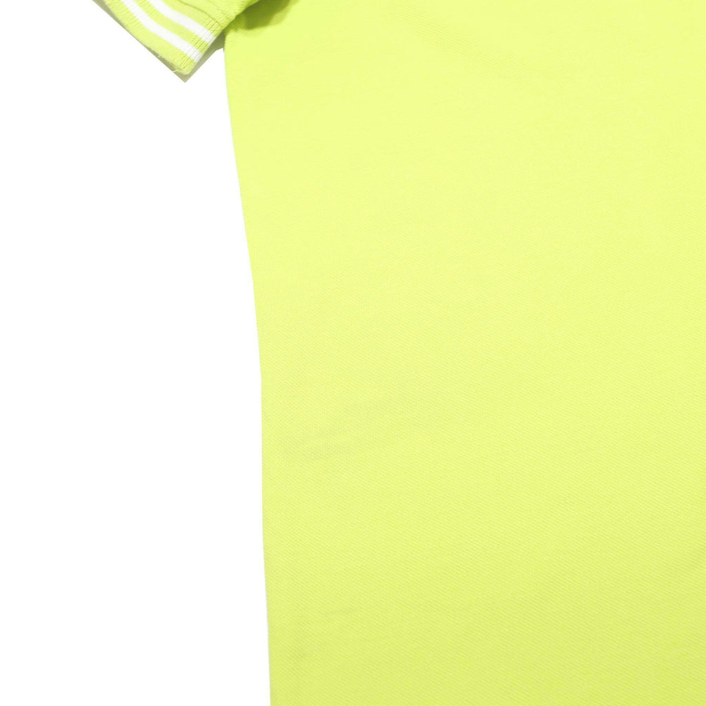 KAPPA Mens Yellow & White Short Sleeve Polo Shirt L Cotton Classic Fit