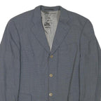 JOOP! Mens Grey Wool Blend Classic Jacket L Button Closure Tailored Fit