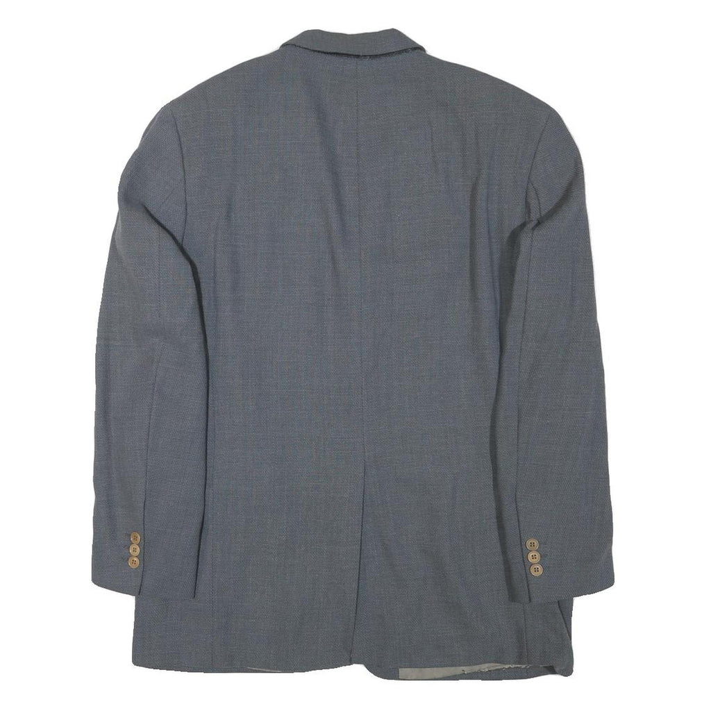 JOOP! Mens Grey Wool Blend Classic Jacket L Button Closure Tailored Fit