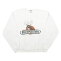 JERZEES Mens White Buckmasters Crew Neck XL Cotton Blend Sweatshirt