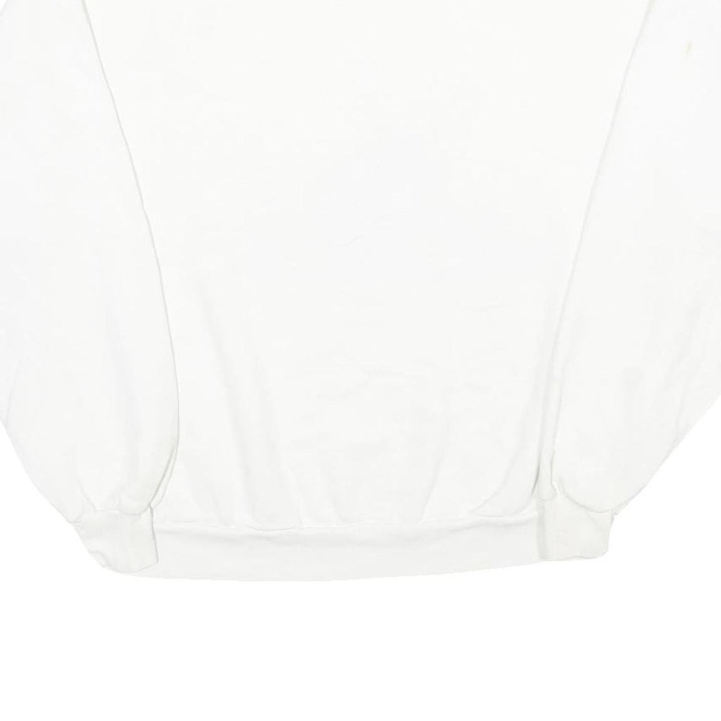 JERZEES Mens White Buckmasters Crew Neck XL Cotton Blend Sweatshirt