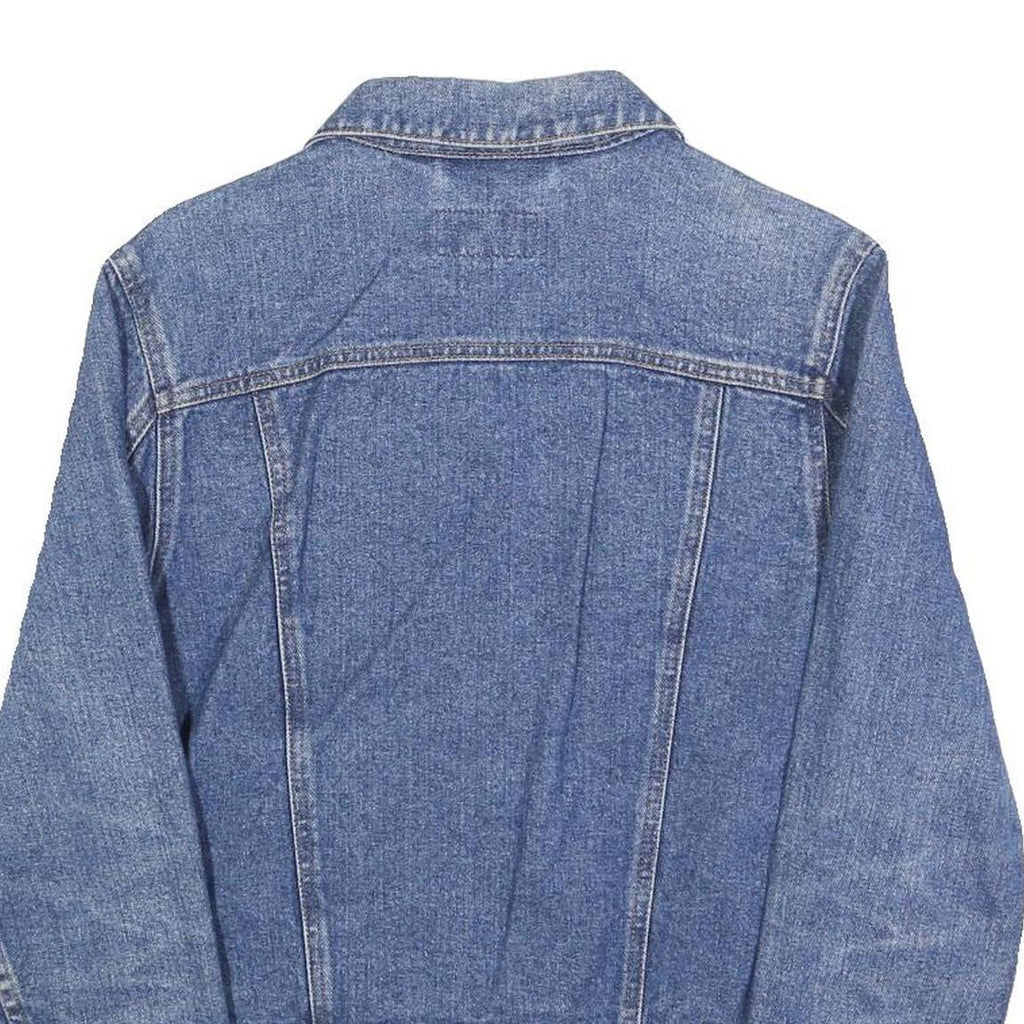LIMITED JEANS Womens Blue Denim Cotton Button Jacket S Classic Vintage Style
