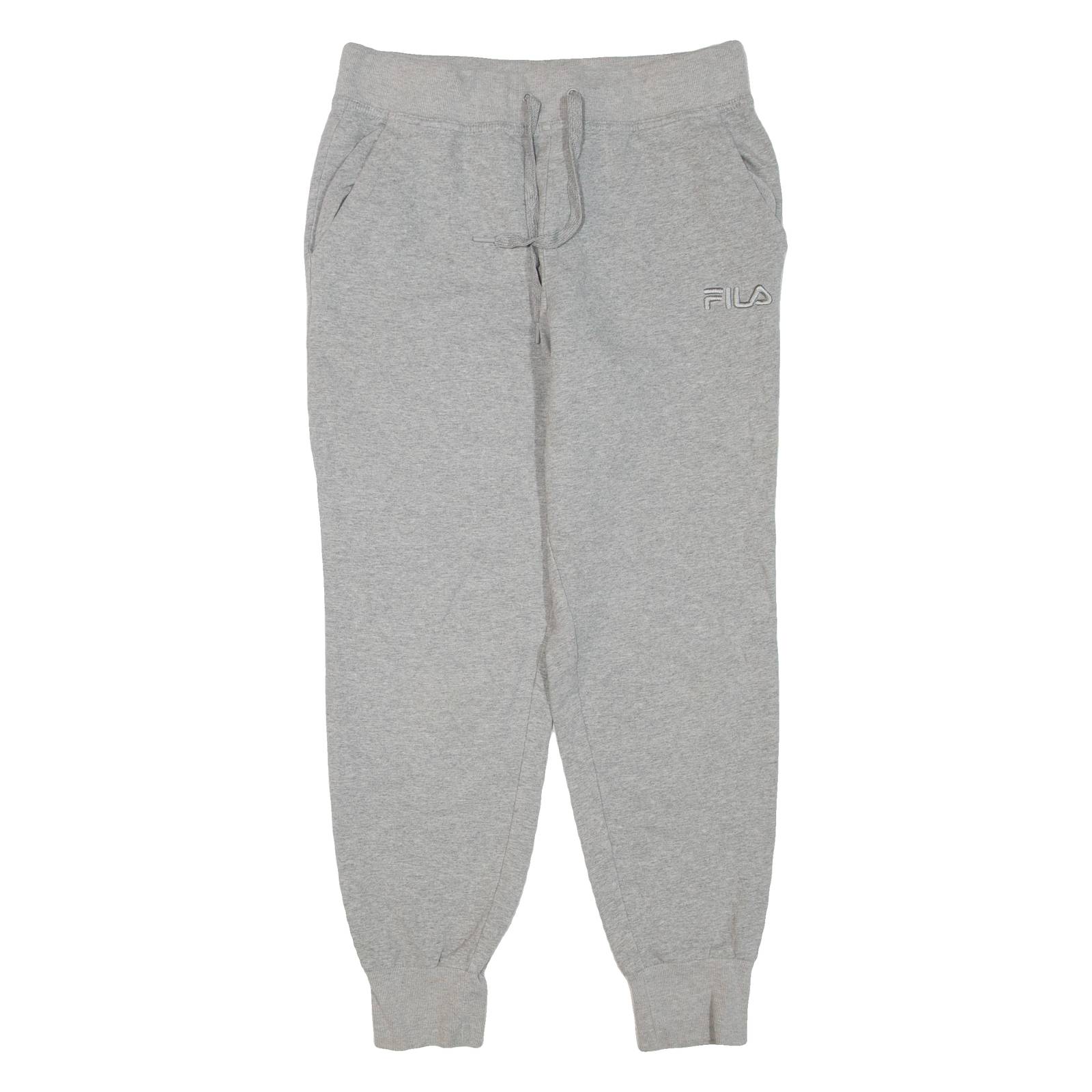 FILA Mens Joggers Grey Tapered M W28 L27