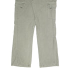 LEE COOPER Mens Cotton Blend Light Green Relaxed Cargo Trousers W35 L33