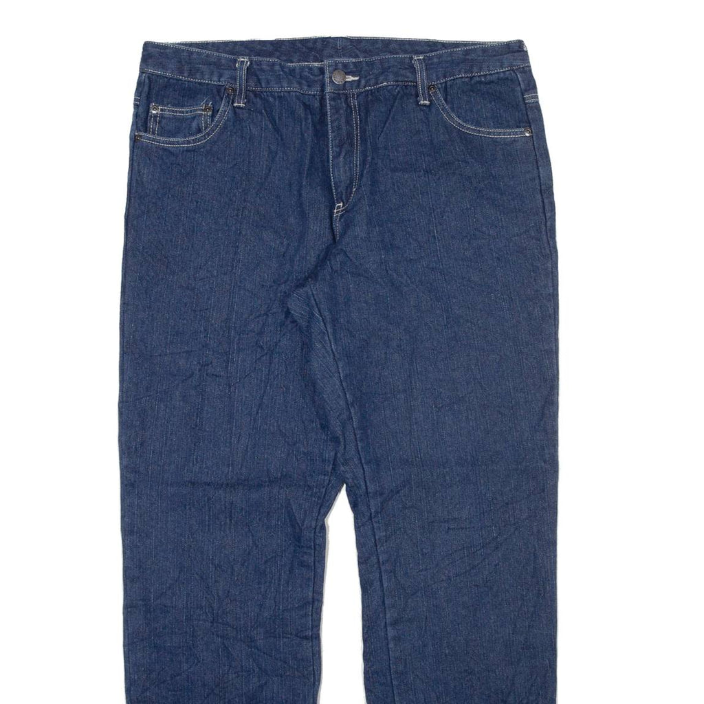 DICKIES Blanket Lined Workwear Womens Jeans Blue Relaxed Straight W35 L31