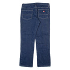 DICKIES Blanket Lined Workwear Womens Jeans Blue Relaxed Straight W35 L31