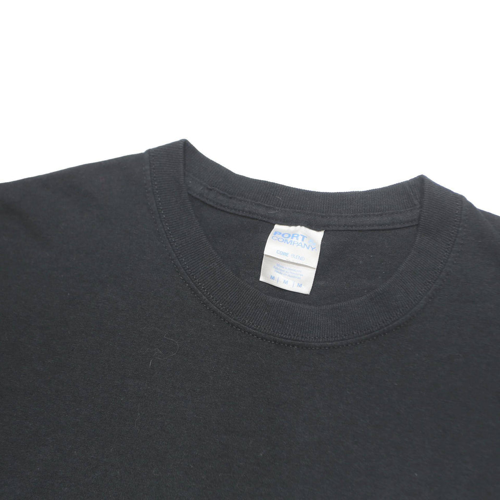 PORT & COMPANY Mens Black Chilly Willy 150 Graphic T-Shirt M Crew Neck Short
