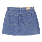 BDG Womens Blue Denim Mini Cotton Skirt M Raw Hem Casual Everyday Style