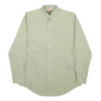 TIMBERLAND Mens Green S Cotton Casual Button Down Shirt Pocket