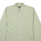 TIMBERLAND Mens Green S Cotton Casual Button Down Shirt Pocket