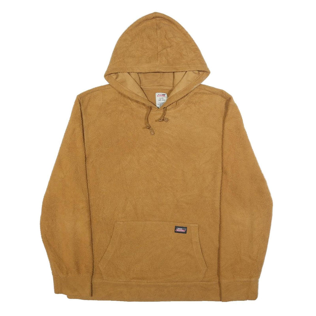 DICKIES Mens Brown Hoodie L Soft Comfortable Casual Fleece