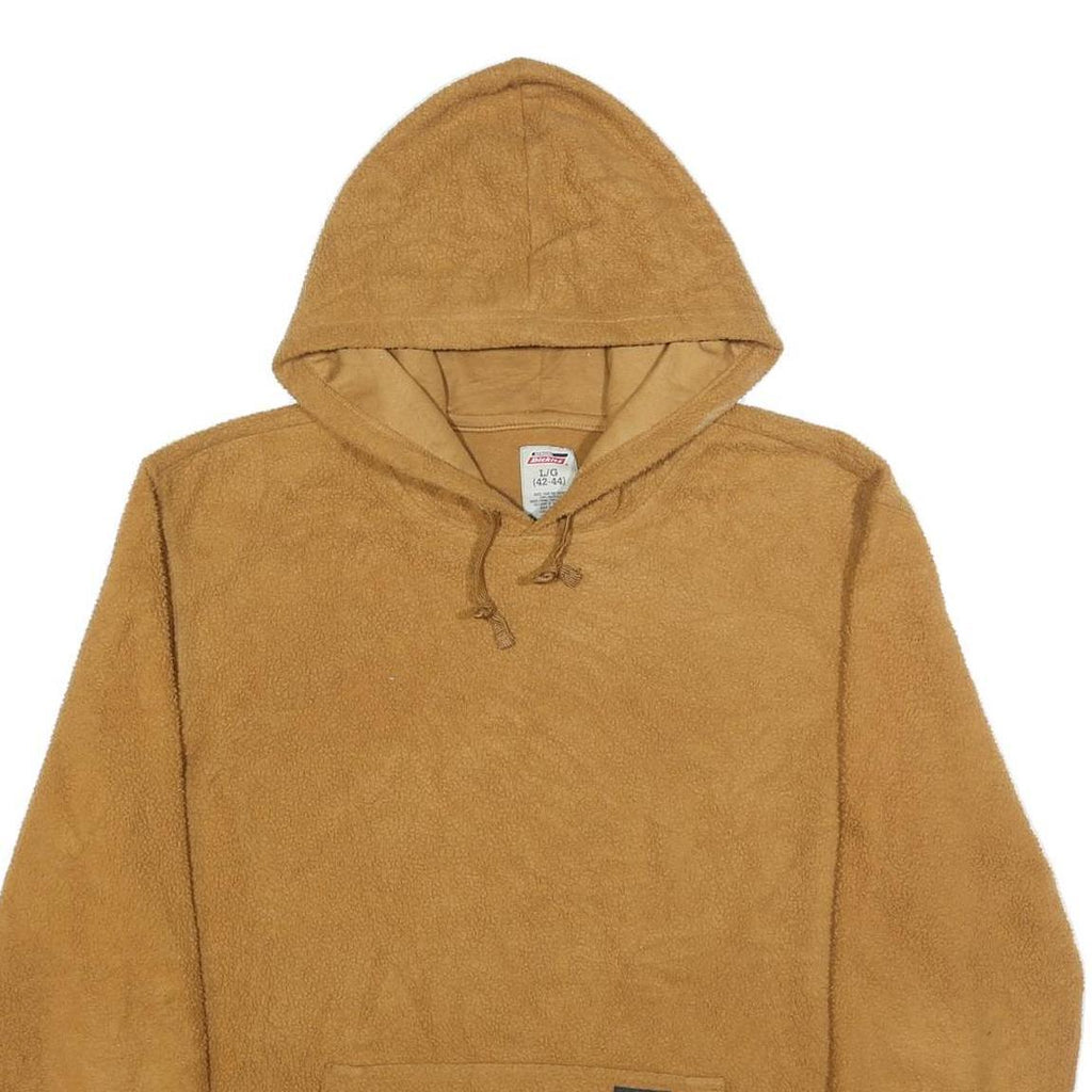 DICKIES Mens Brown Hoodie L Soft Comfortable Casual Fleece