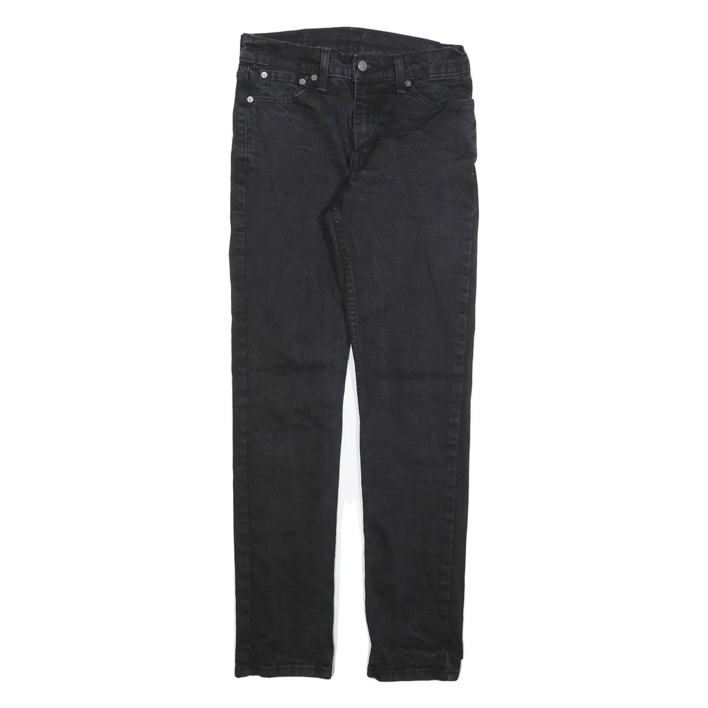 LEVI'S 511 Slim Mens Jeans Black Slim Skinny Denim Medium W30 L32 Zip