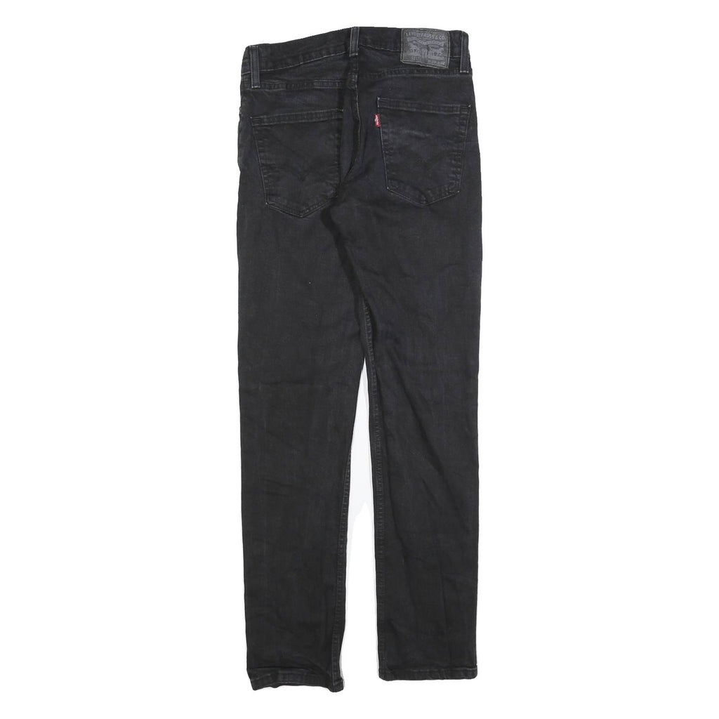 LEVI'S 511 Slim Mens Jeans Black Slim Skinny Denim Medium W30 L32 Zip