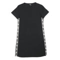 DKNY Womens Black & White Casual Cotton Blend T-Shirt Dress Short Sleeve M