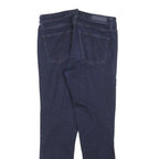 CALVIN KLEIN Womens Slim Blue Denim Jeans W28 L26 Zip Cotton Blend Classic Fit