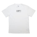KARL KANI Mens White S Graphic T-Shirt Short Sleeve Crew Neck Cotton Blend