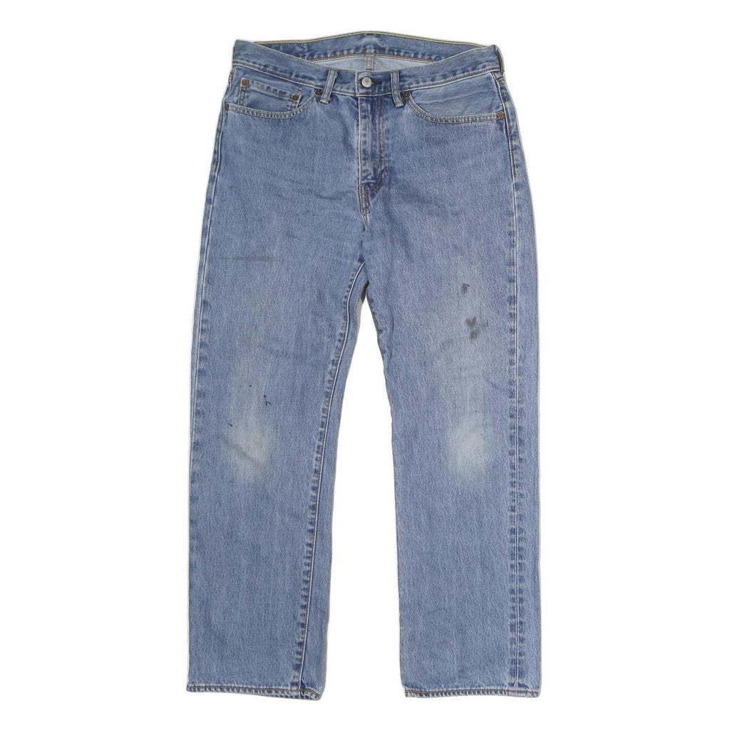 LEVI'S 751 Mens Jeans Blue Regular Straight Denim Medium W34 L30 Classic Cotton
