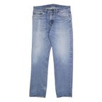 CARHARTT Mens Jeans Blue Regular Straight Denim Medium W33 L32 Zip Cotton