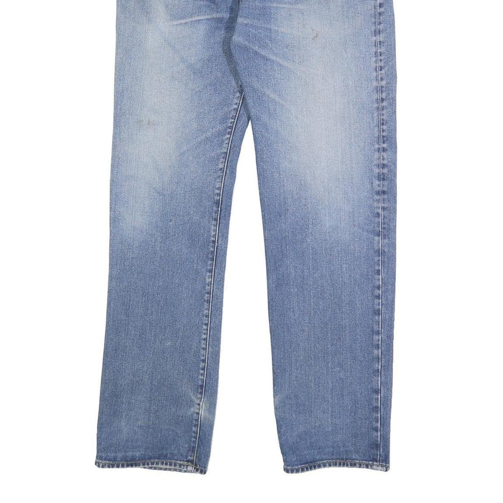 CARHARTT Mens Jeans Blue Regular Straight Denim Medium W33 L32 Zip Cotton