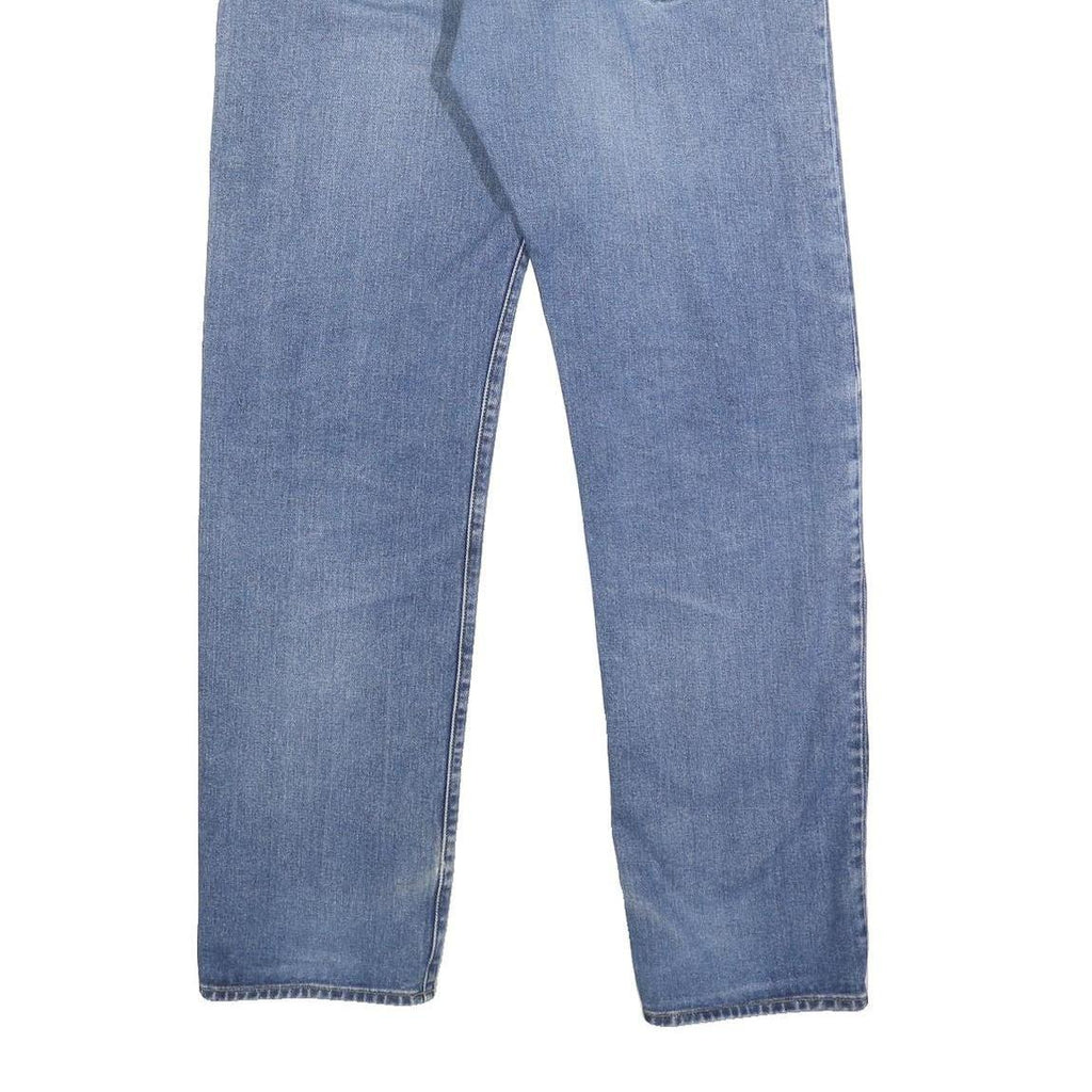 CARHARTT Mens Jeans Blue Regular Straight Denim Medium W33 L32 Zip Cotton