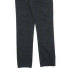 LEVI'S Mens Slim Black Jeans Denim W31 L32 Zip Classic