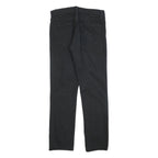 LEVI'S Mens Slim Black Jeans Denim W31 L32 Zip Classic