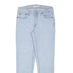 LEVI'S Womens Regular Fit Light Blue Denim Jeans W28 L26 Classic Zip Closure