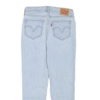 LEVI'S Womens Regular Fit Light Blue Denim Jeans W28 L26 Classic Zip Closure