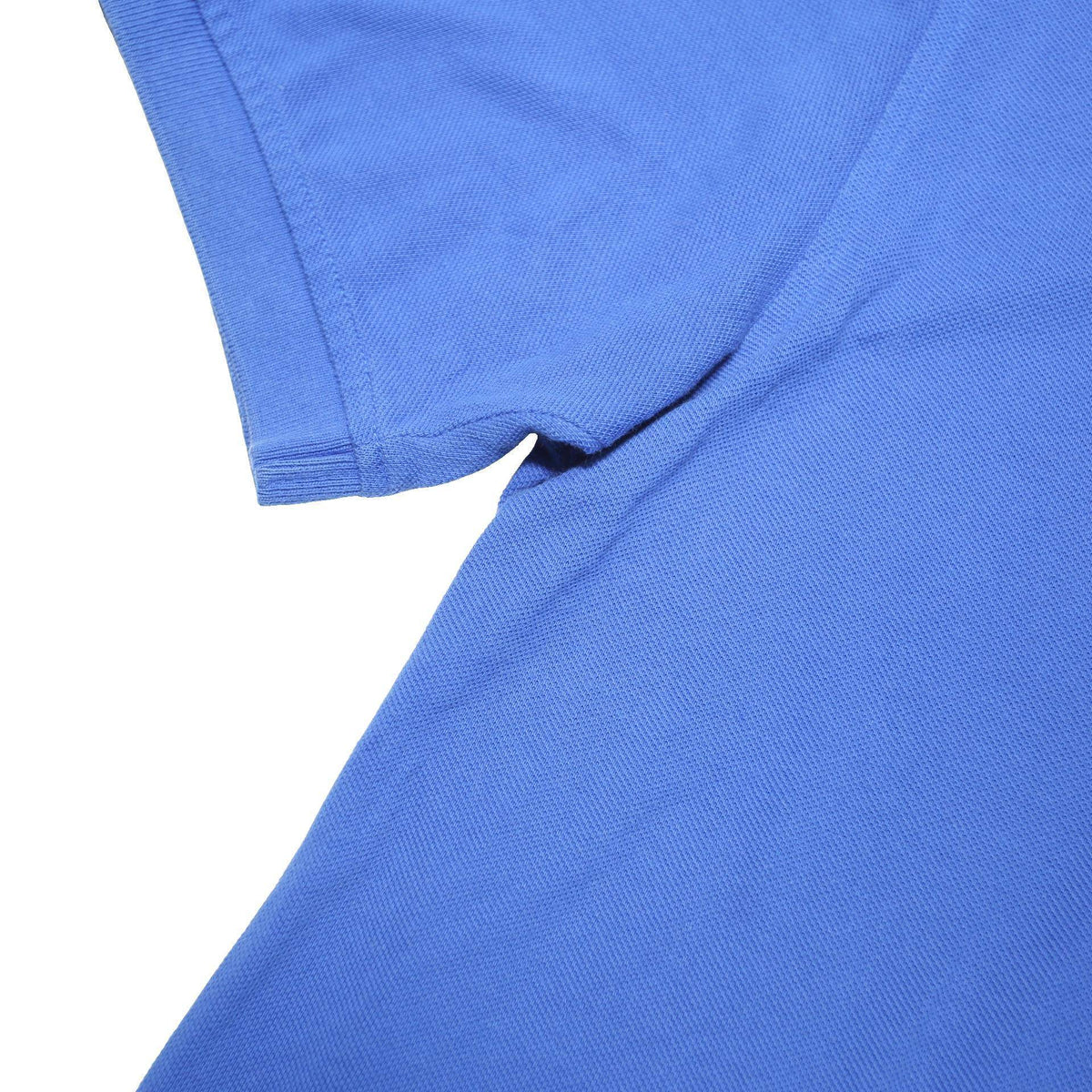 TOMMY HILFIGER Mens Blue Polo Shirt L Cotton Blend Short Sleeve Classic Fit