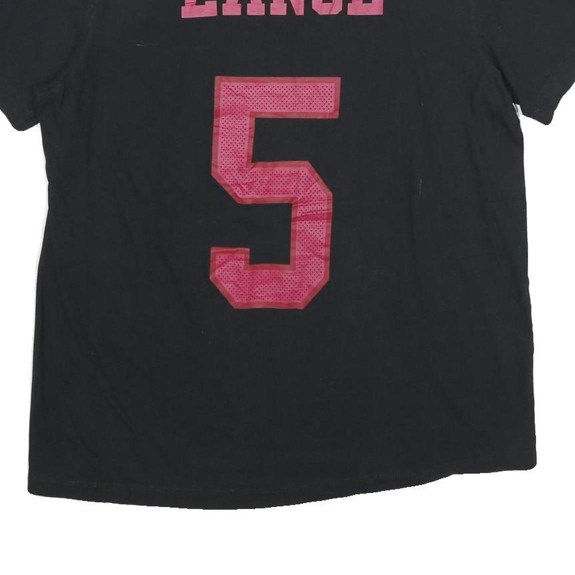 NIKE Mens Black San Francisco 49ers Graphic T-Shirt L Short Sleeve Crew Neck