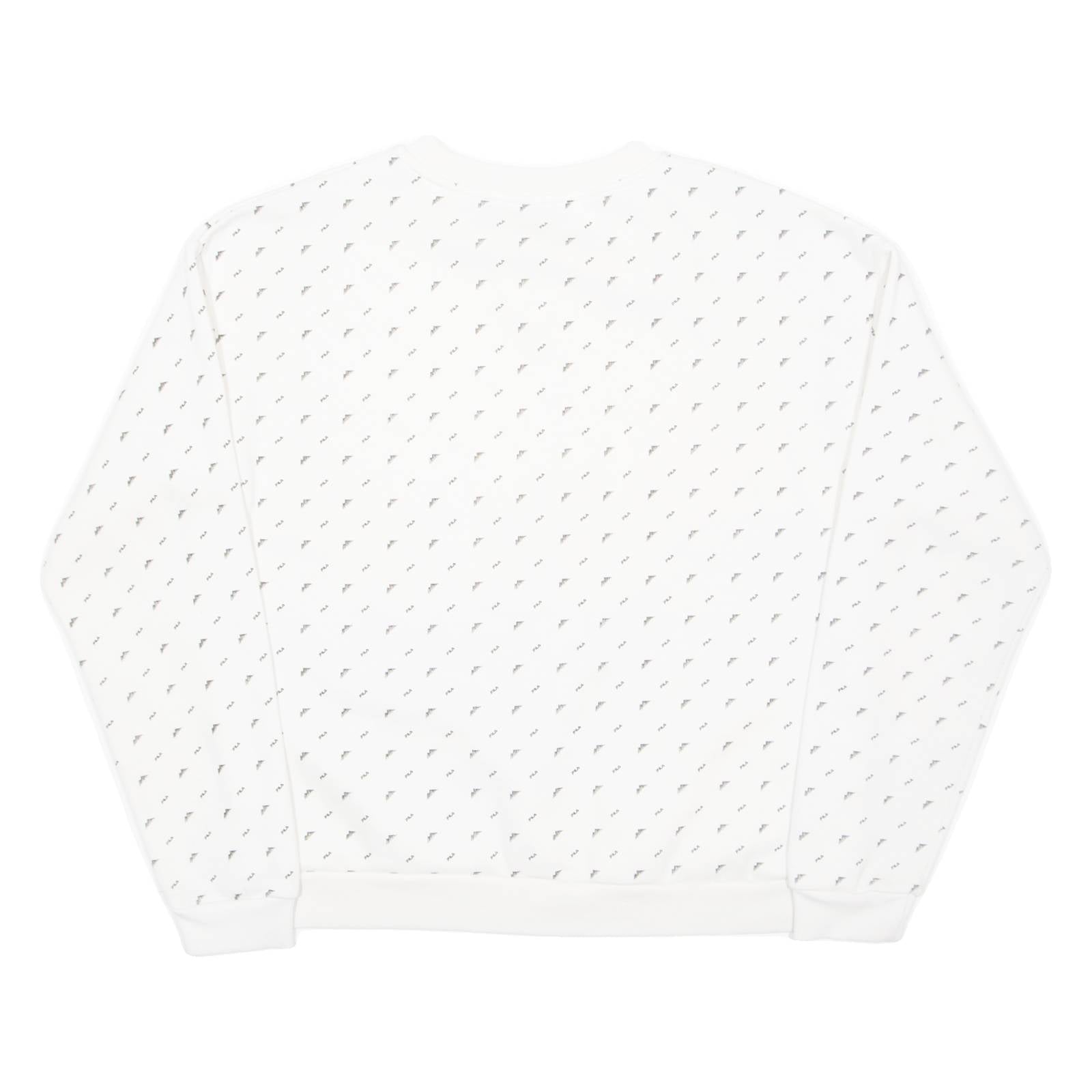 FILA Mens Sweatshirt White Crew Neck S