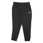 CHAMPION Mens Joggers Black L W32 L28 Slim Tapered Cotton Blend Casual