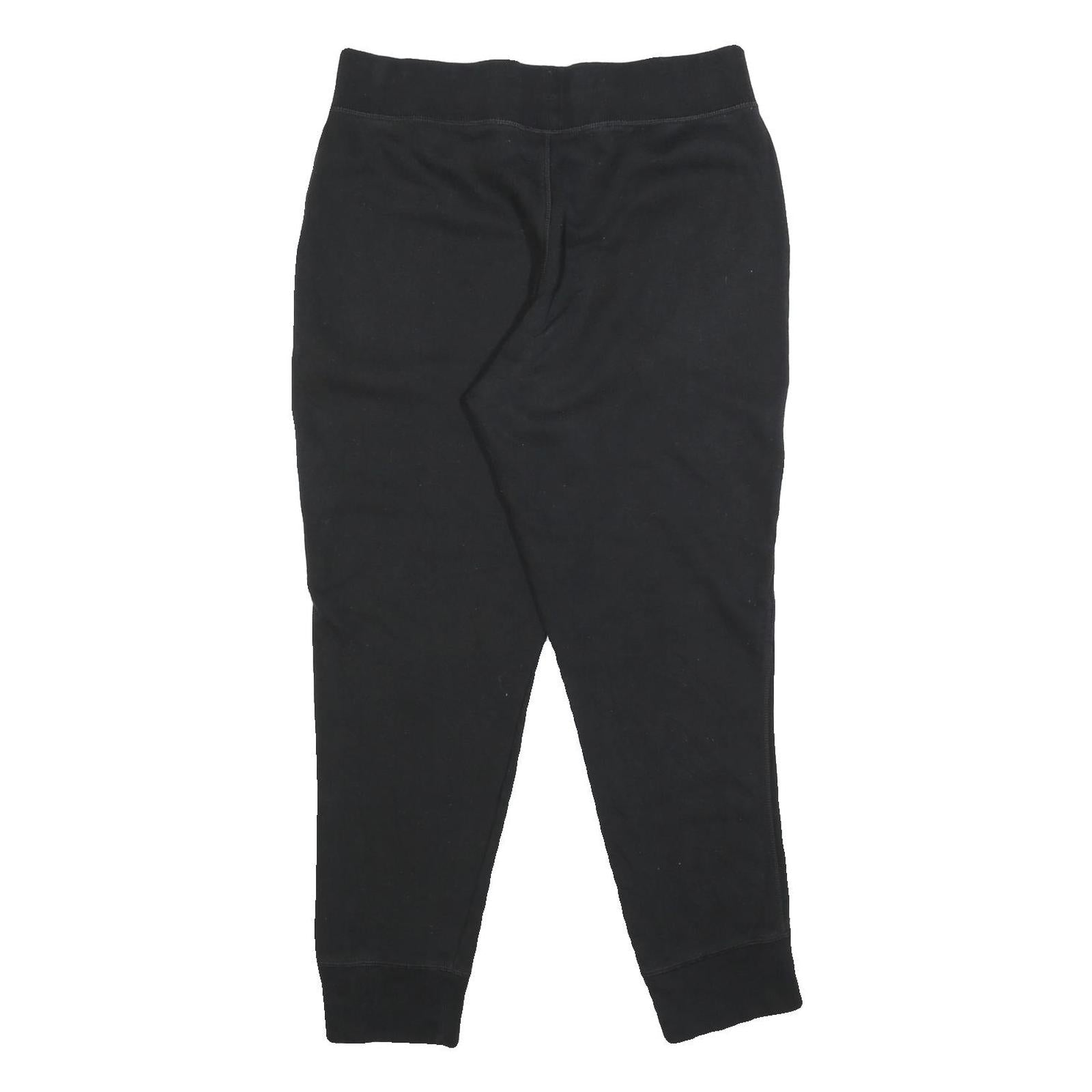 CHAMPION Mens Joggers Black L W32 L28 Slim Tapered Cotton Blend Casual