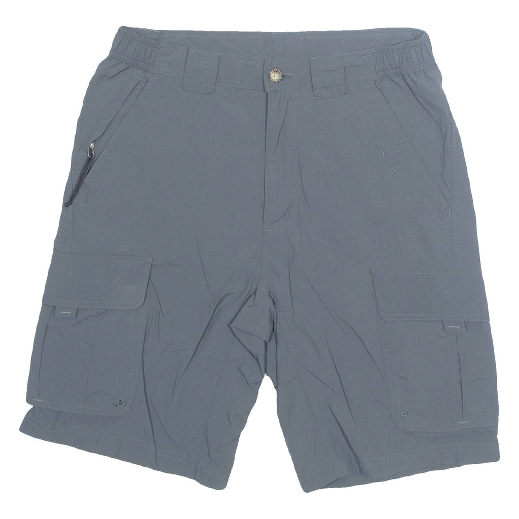 COLUMBIA Mens Utility Shorts Grey M W30