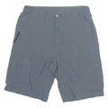 COLUMBIA Mens Utility Shorts Grey M W30