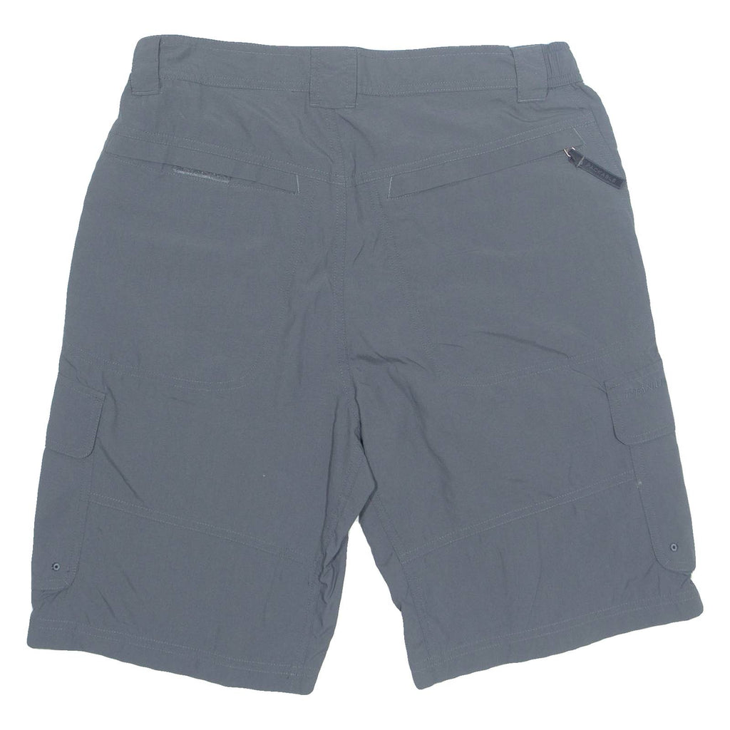 COLUMBIA Mens Utility Shorts Grey M W30