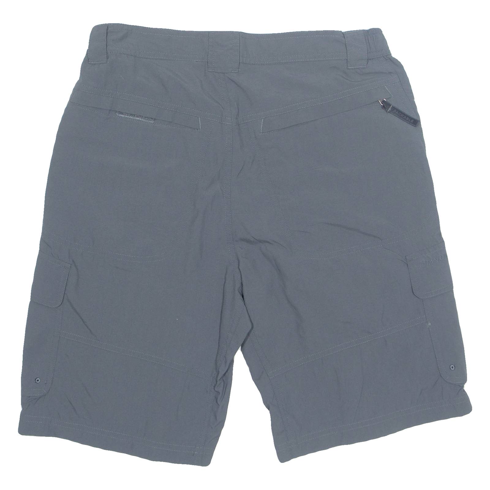 COLUMBIA Mens Utility Shorts Grey M W30