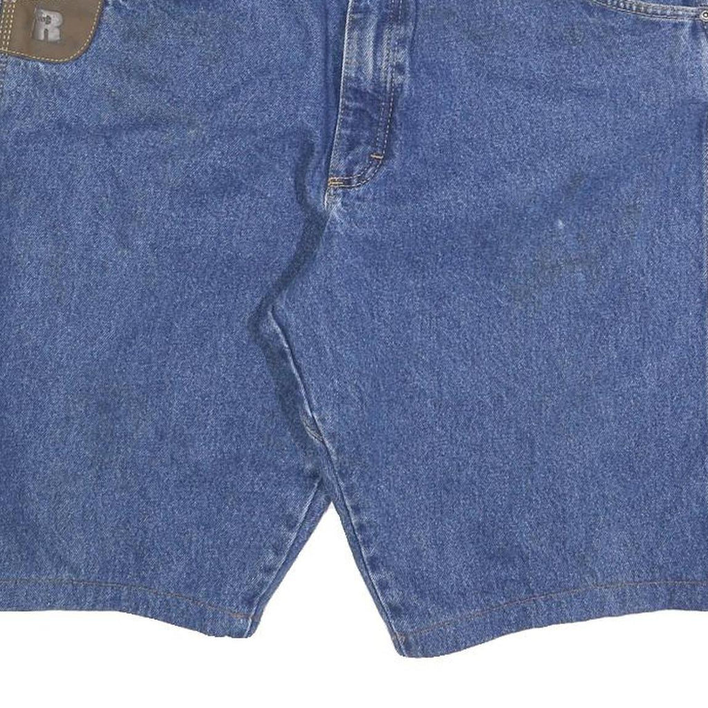 WRANGLER Mens Denim Blue Cotton Blend Shorts XL W38 Casual Classic Jeans