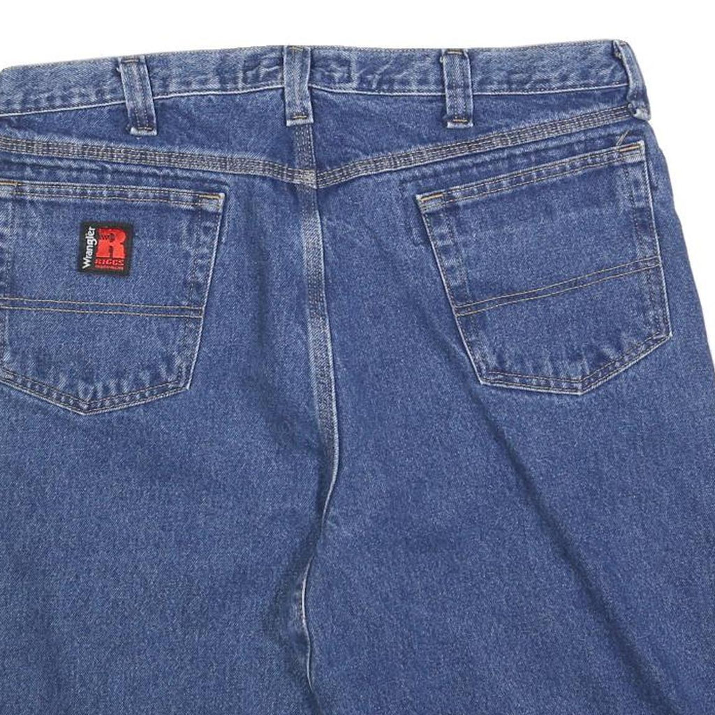 WRANGLER Mens Denim Blue Cotton Blend Shorts XL W38 Casual Classic Jeans