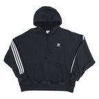 ADIDAS Womens Black Hoodie UK 10