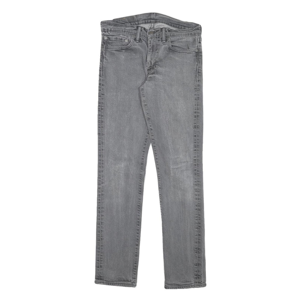 LEVI'S 511 Mens Jeans Grey Slim Skinny Denim Medium W28 L29 Classic Fit Zip