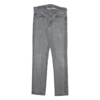 LEVI'S 511 Mens Jeans Grey Slim Skinny Denim Medium W28 L29 Classic Fit Zip