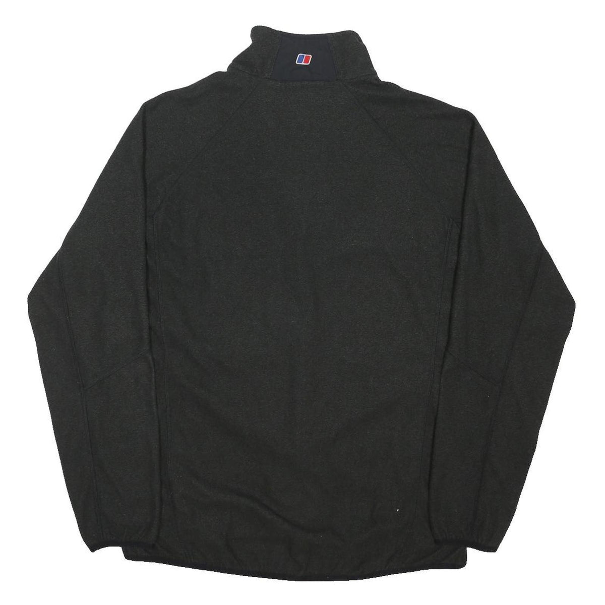 BERGHAUS Mens Black Outdoor Jacket XL Polyester Blend Woven Plain Zip Pockets