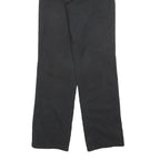 DICKIES Mens Cotton Blend Black Regular Straight Trousers W30 L34 Workwear Zip
