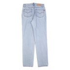 Womens Regular Fit Blue Denim Jeans Button W30 L31 Classic Cotton Straight Light