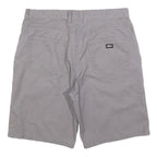 DICKIES Mens Grey Casual Cotton Blend Shorts M W34 Workwear Pockets