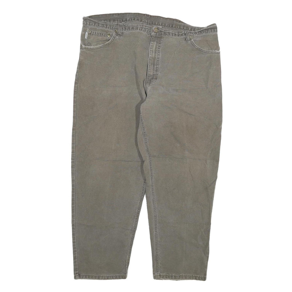 CARHARTT Womens Grey Relaxed Straight Denim Cotton Blend Medium W40 L28 Durable