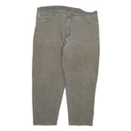 CARHARTT Womens Grey Relaxed Straight Denim Cotton Blend Medium W40 L28 Durable